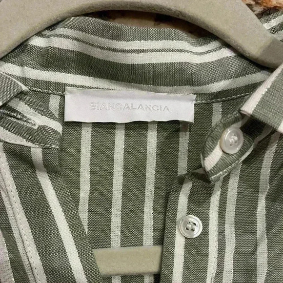 BIANCALANCIA new without tags adorable shirt made in Italy size 12 - Picture 4 of 6